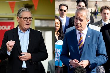 Keir Starmer and Nigel Farage