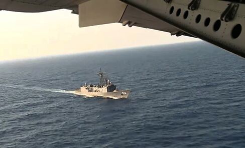 Egyptian military search the Mediterranean on May 19.