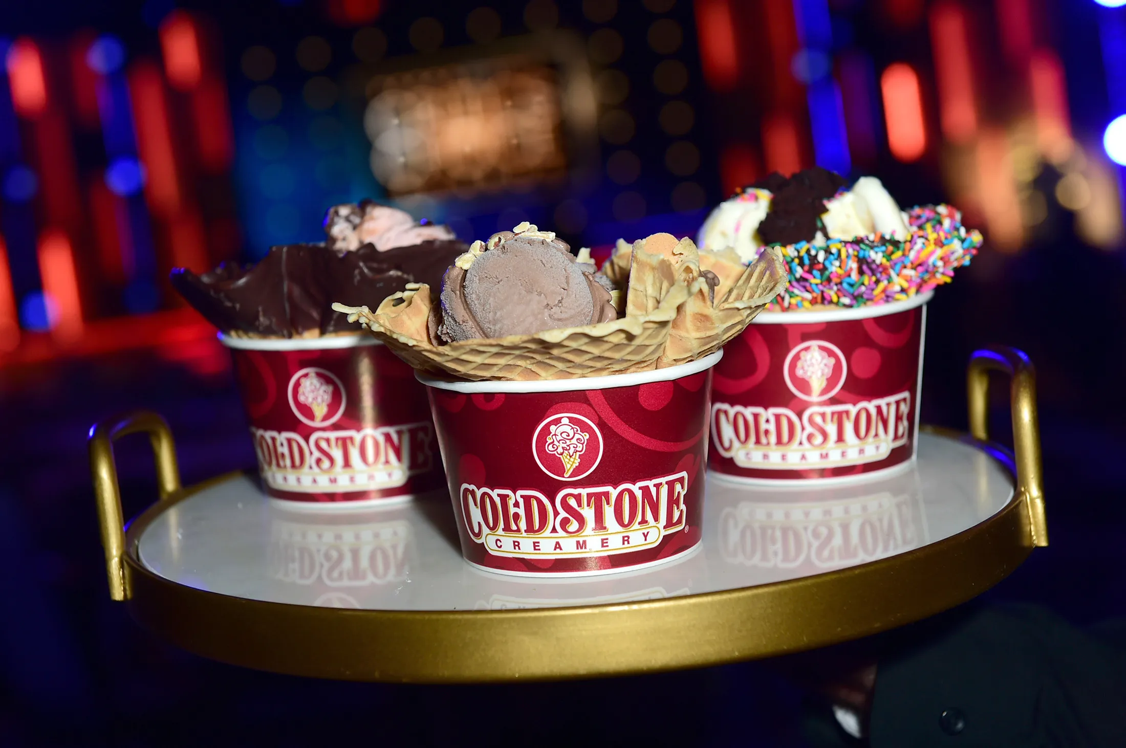 Cold Stone Creamery ice cream.