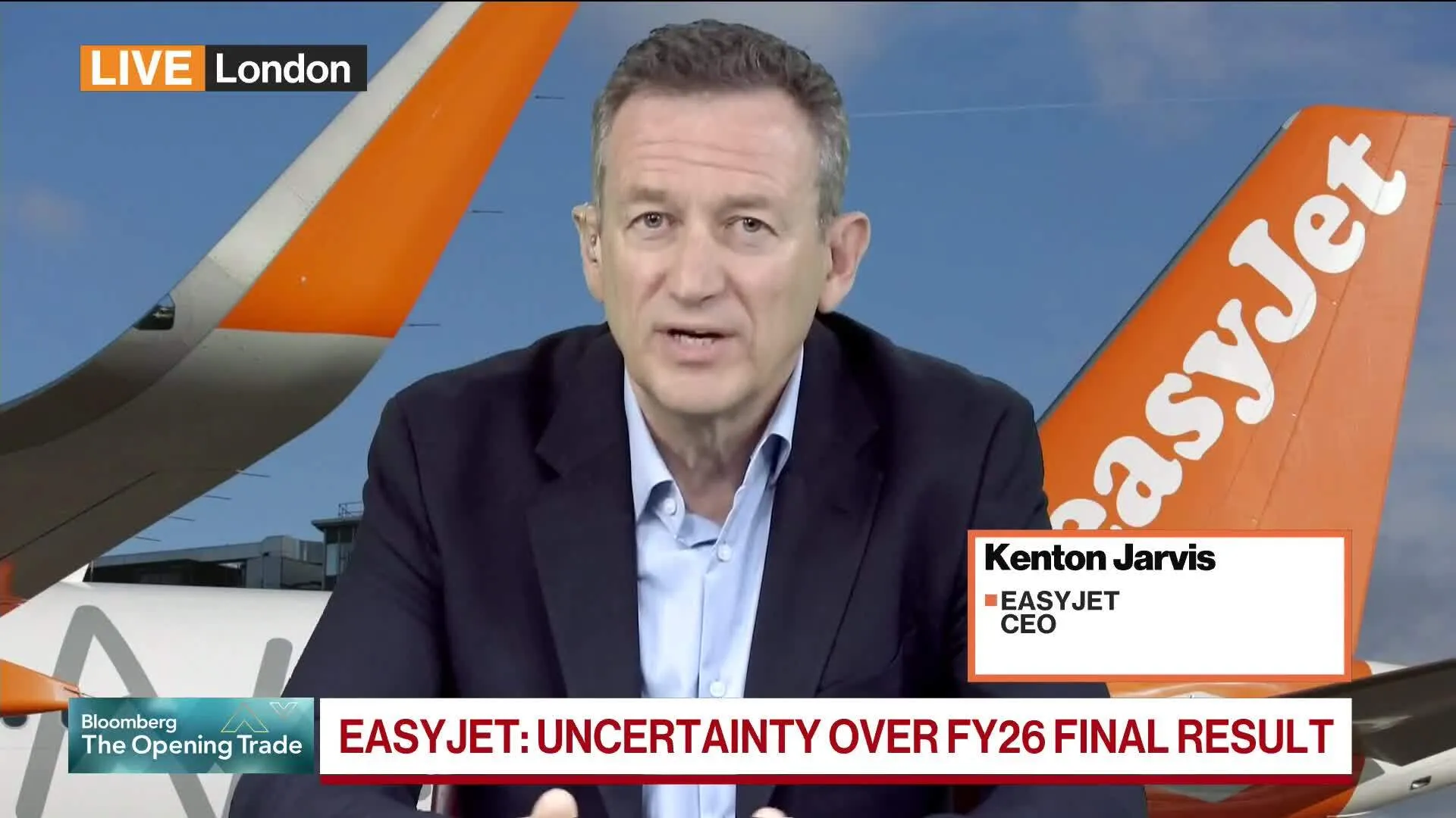 bloomberg.com - Watch Airline Industry: EasyJet CEO Sees Increased Caution on Summer Bookings