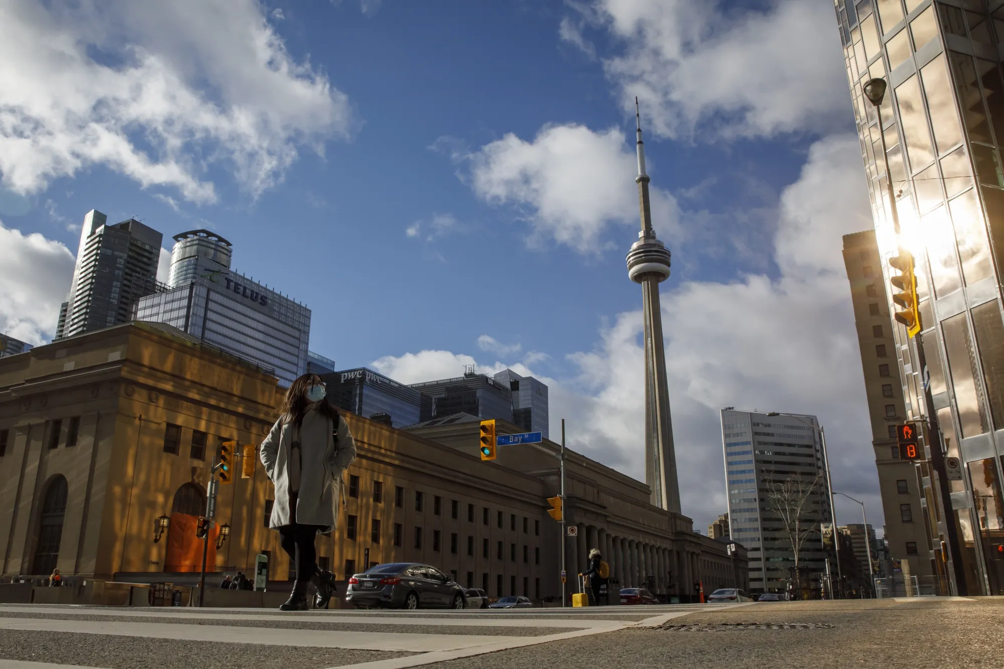 Canadian stocks are below their five-year average valuation.