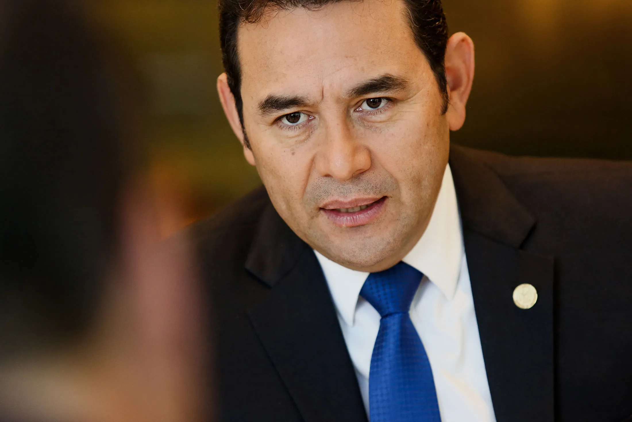 Guatemala's President Jimmy Morales.
