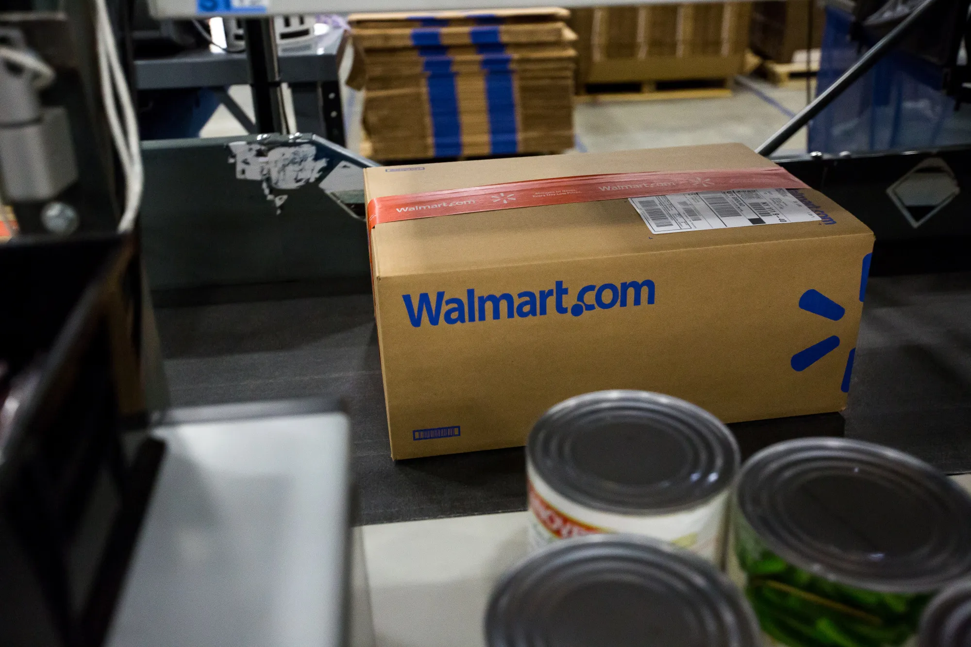 Operations Inside A Wal-Mart Stores Inc. Distribution Center 