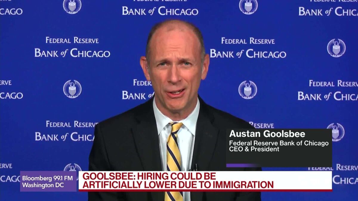Fed’s Goolsbee on Jobs Report, Rate Cut and Miran