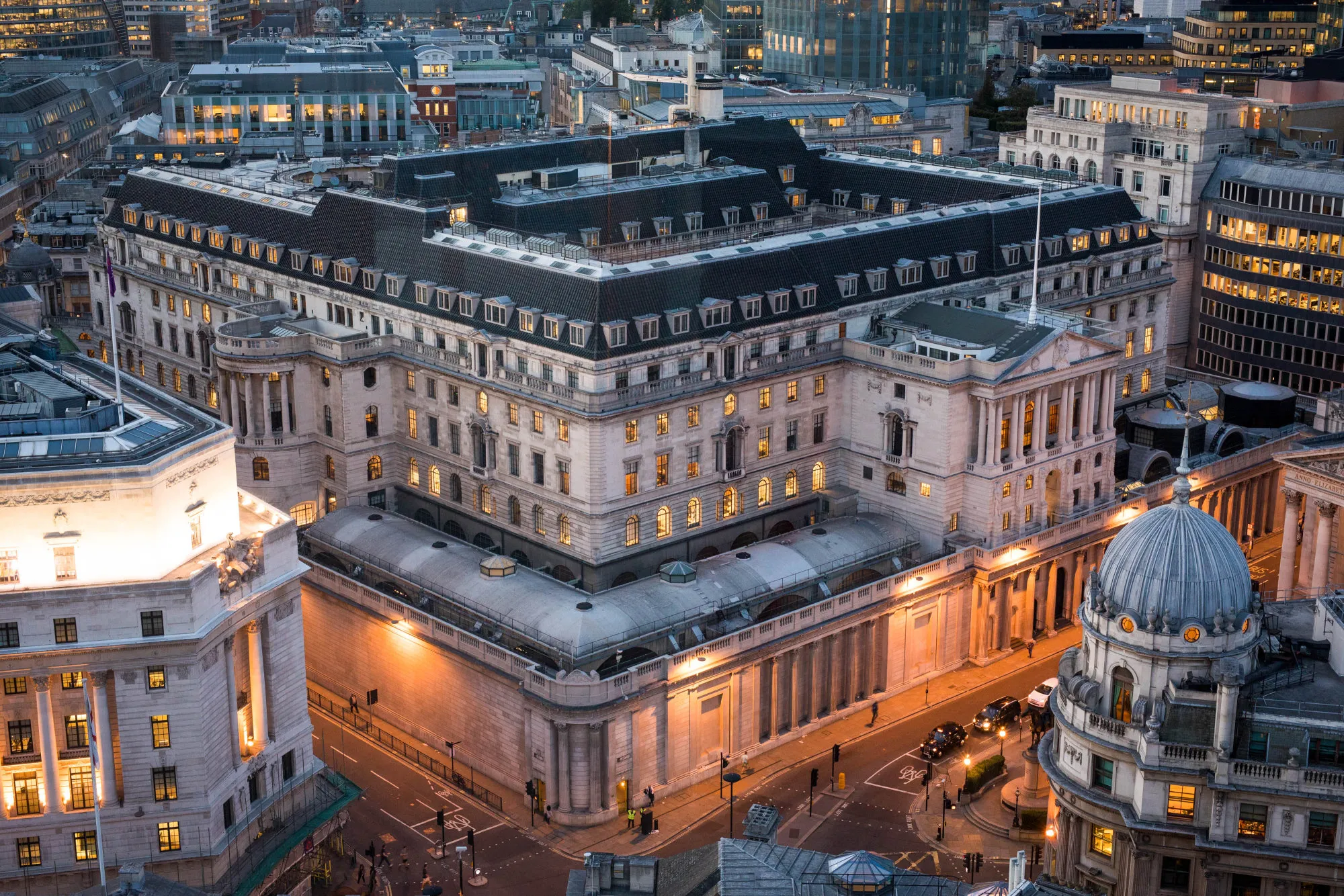 General Views Of The Bank Of England As Governor Mark Carney Forges New Overhaul 