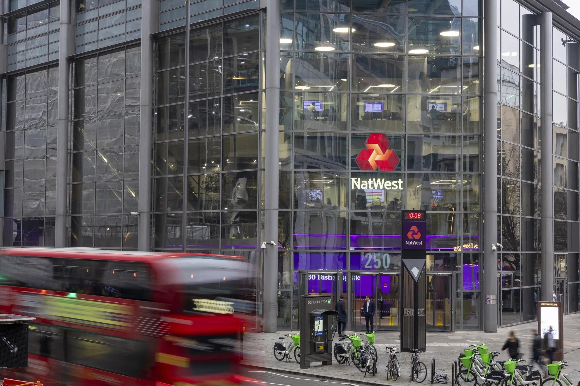 The Natwest Group Plc office&nbsp;in London.