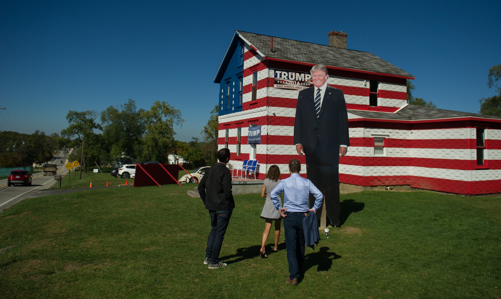 Mike Pence Campaigns In Depressed Rust Belt Town Of Johnstown, PA