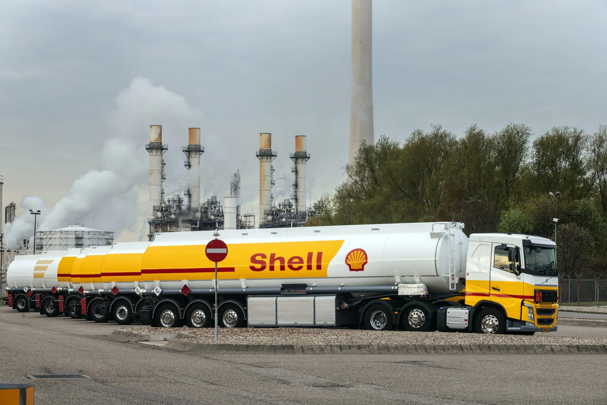 Shell led gains on Friday, rising for a second day.