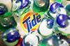 Procter & Gamble Co. Tide Pods brand laundry detergent.