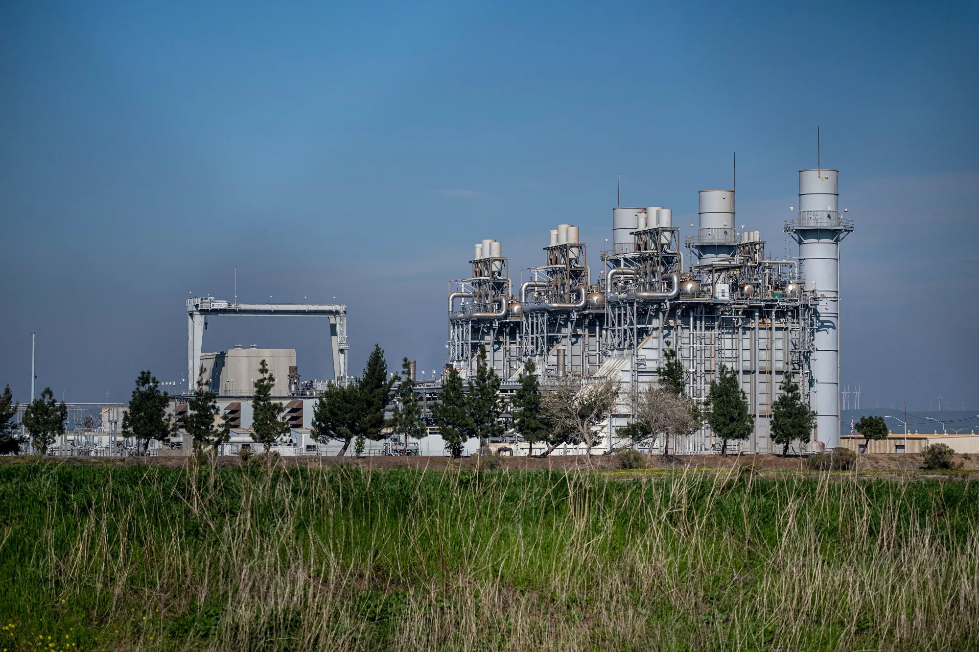A natural gas-fired power plant in Pittsburg, California.