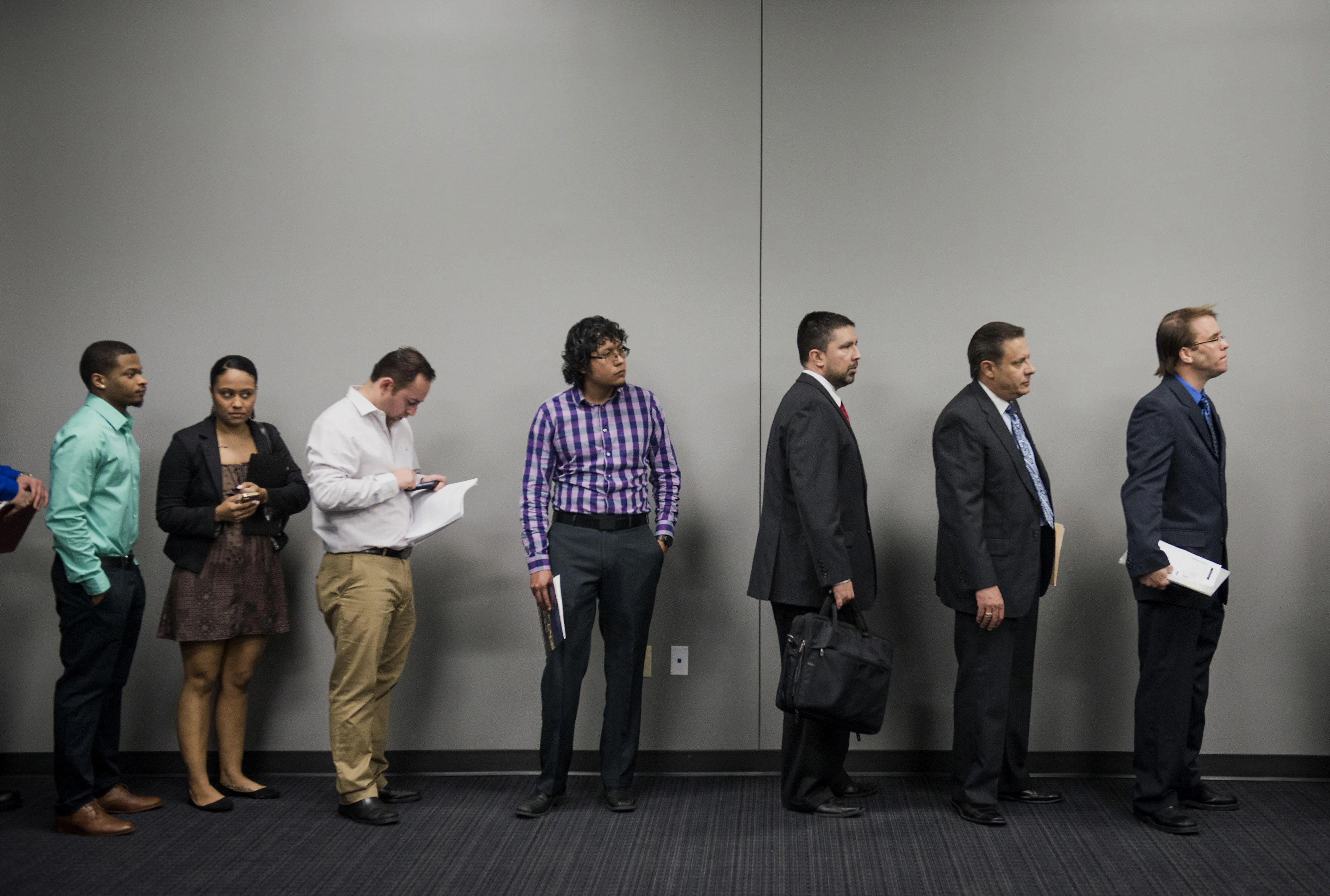 A labor glut, about to subside?
