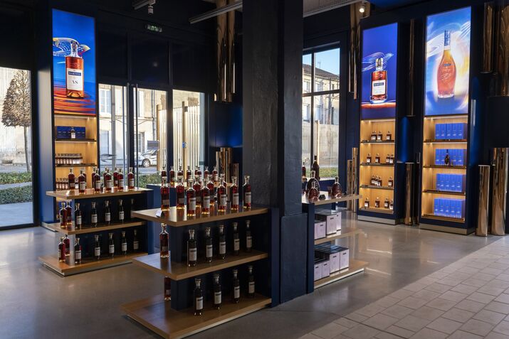 The Martell official store in Cognac, France.