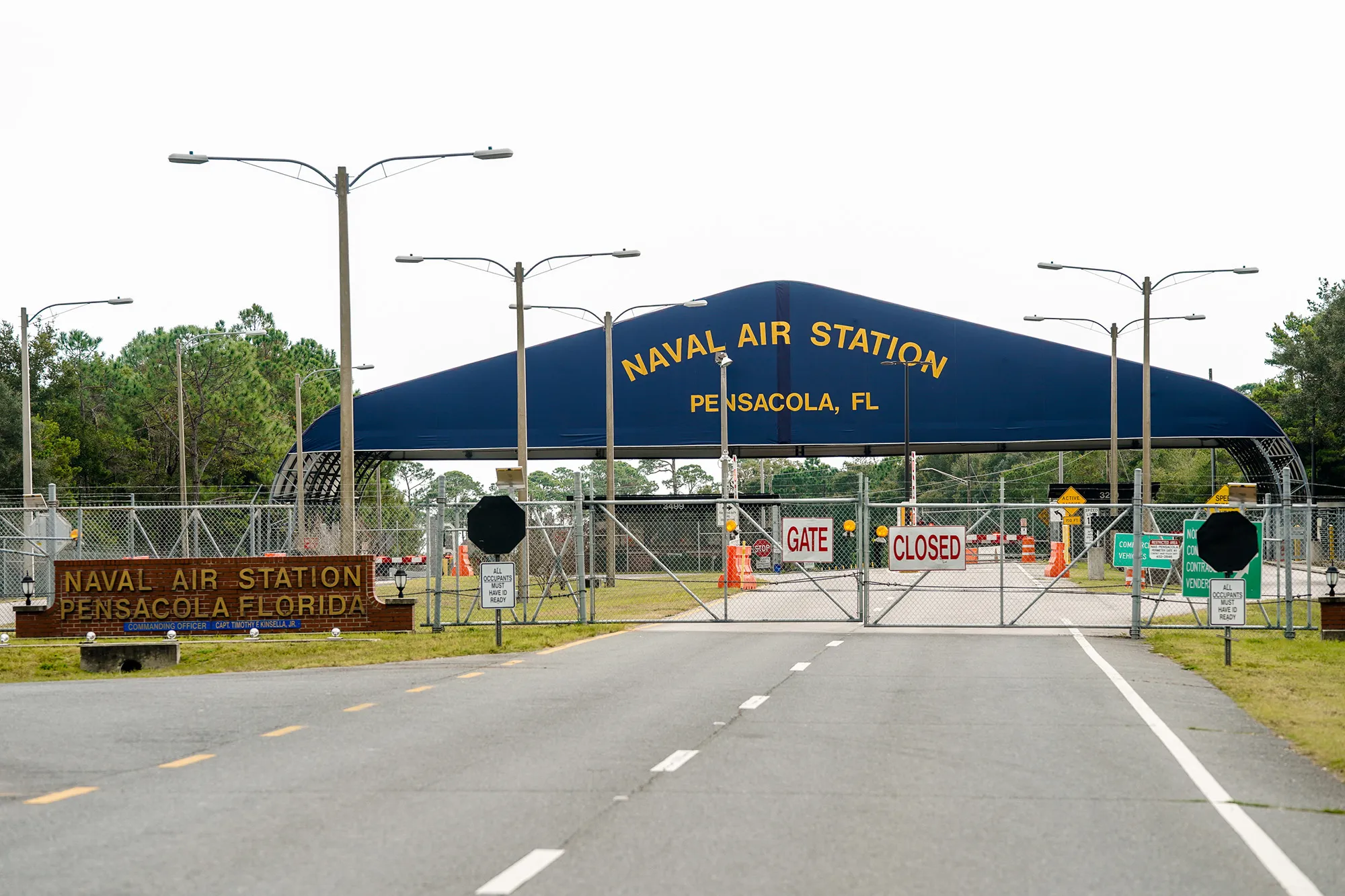 Pensacola Naval Air Station in Pensacola, Florida.