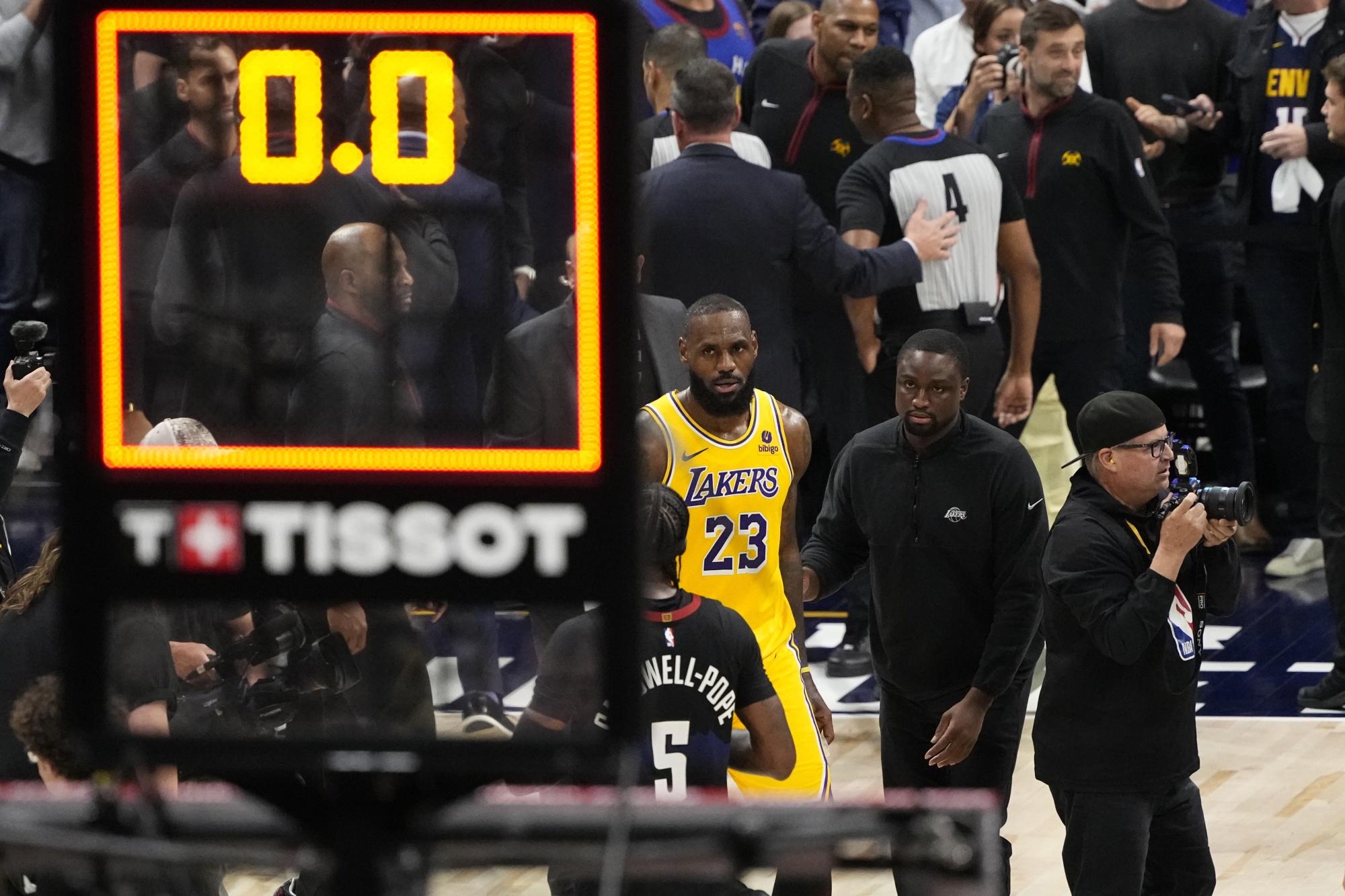 LeBron James rants at NBA's replay center for calls, Lakers lose on ...