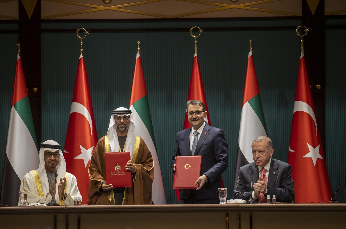 Erdogan’s Top Economic Officials Pick UAE for First Foreign Trip