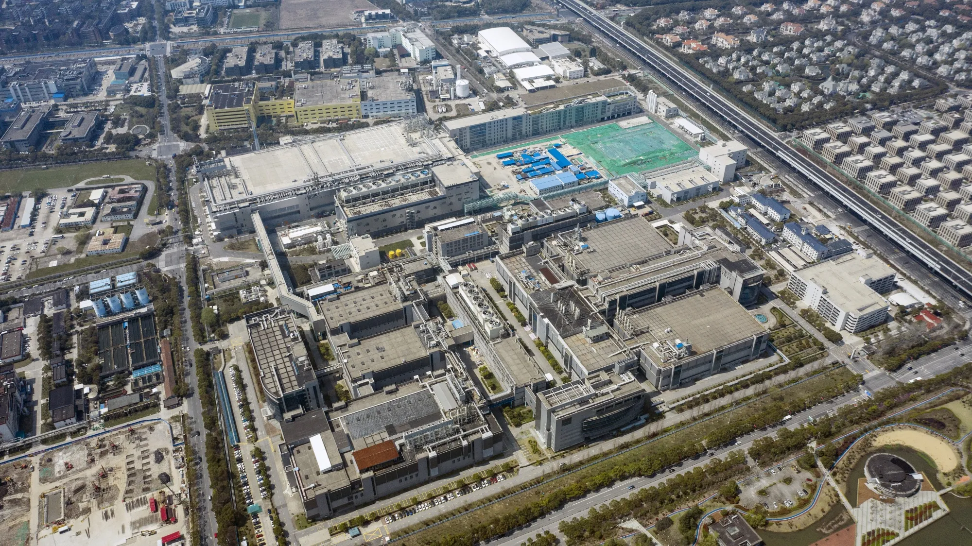 The Semiconductor Manufacturing International Corp. (SMIC) headquarters in Shanghai.&nbsp;