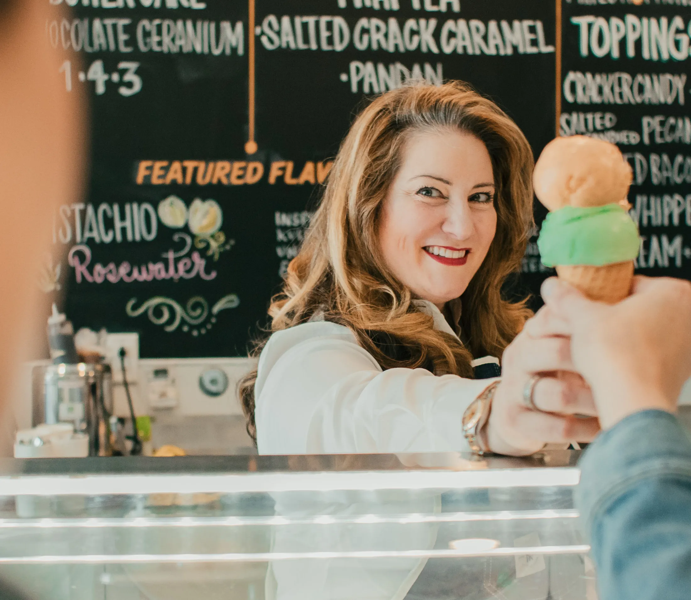 Tamara Keefe, founder of Clementine’s Naughty and Nice Creamery.