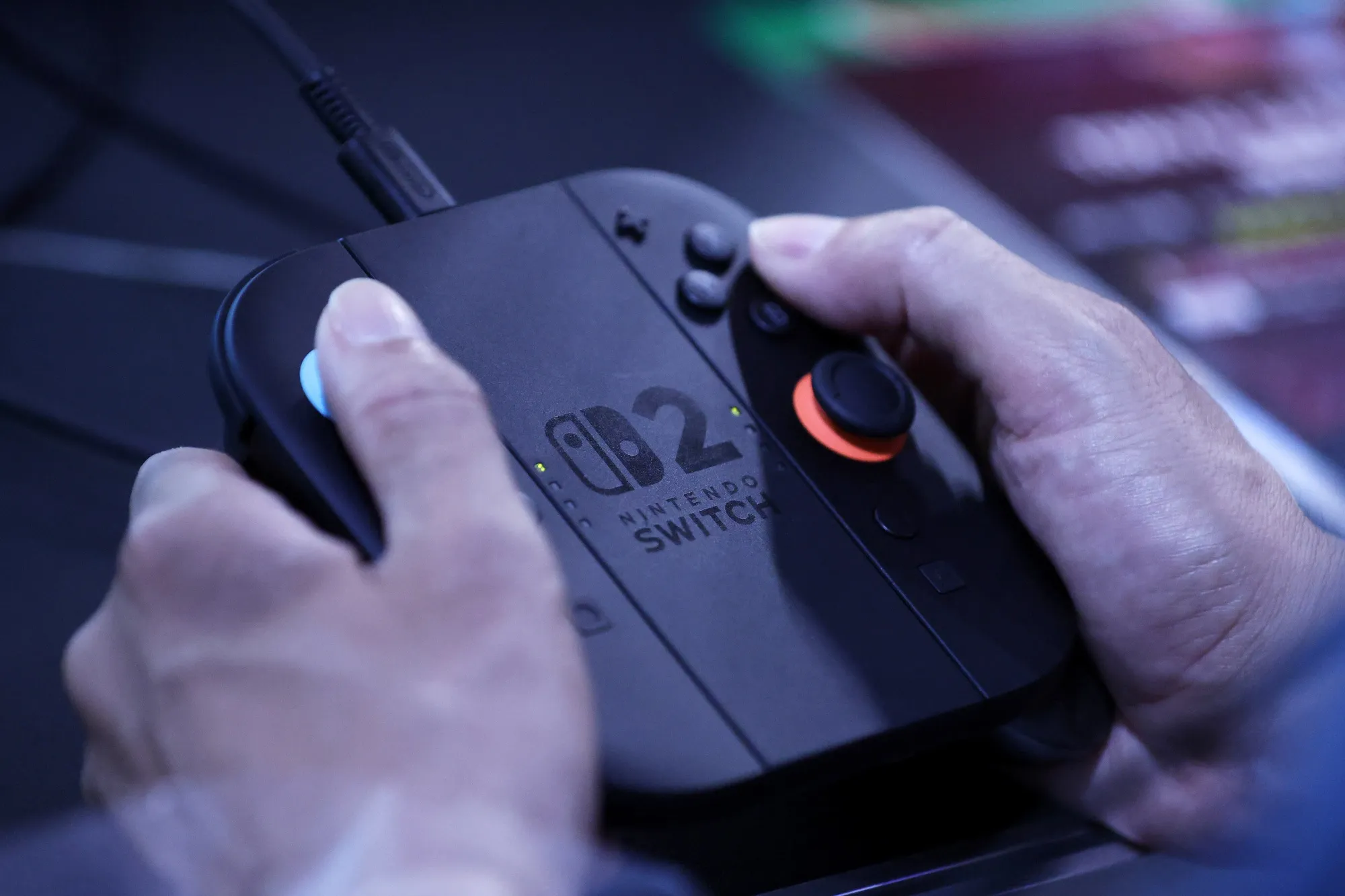 A Nintendo Switch 2 game controller.