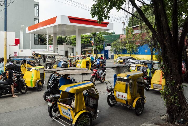 Petrol Stations as Philippines Energy Supplies Run Short