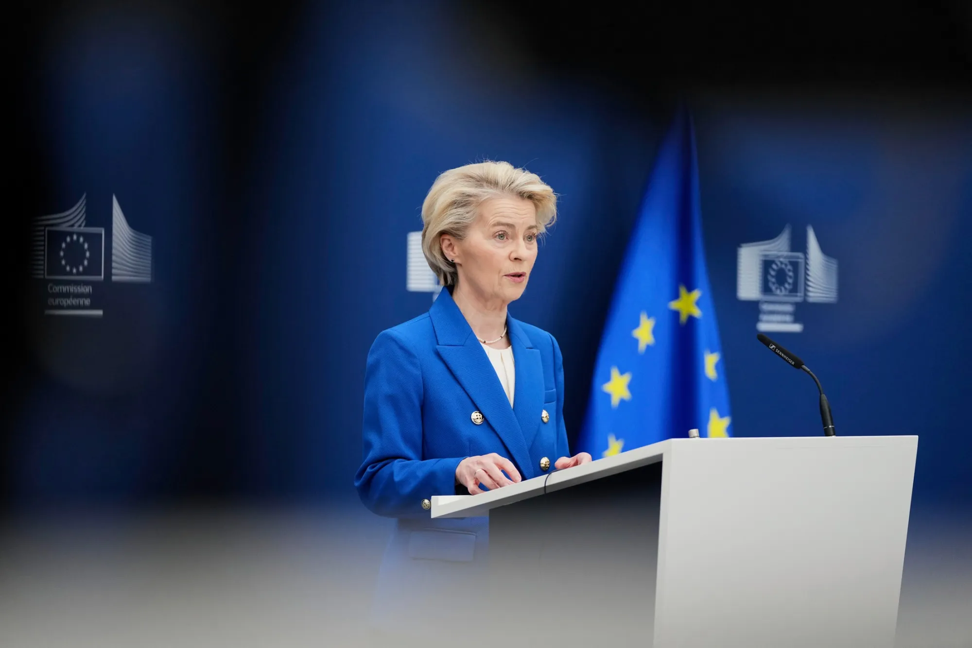 Ursula von der Leyen in Brussels on March 4.