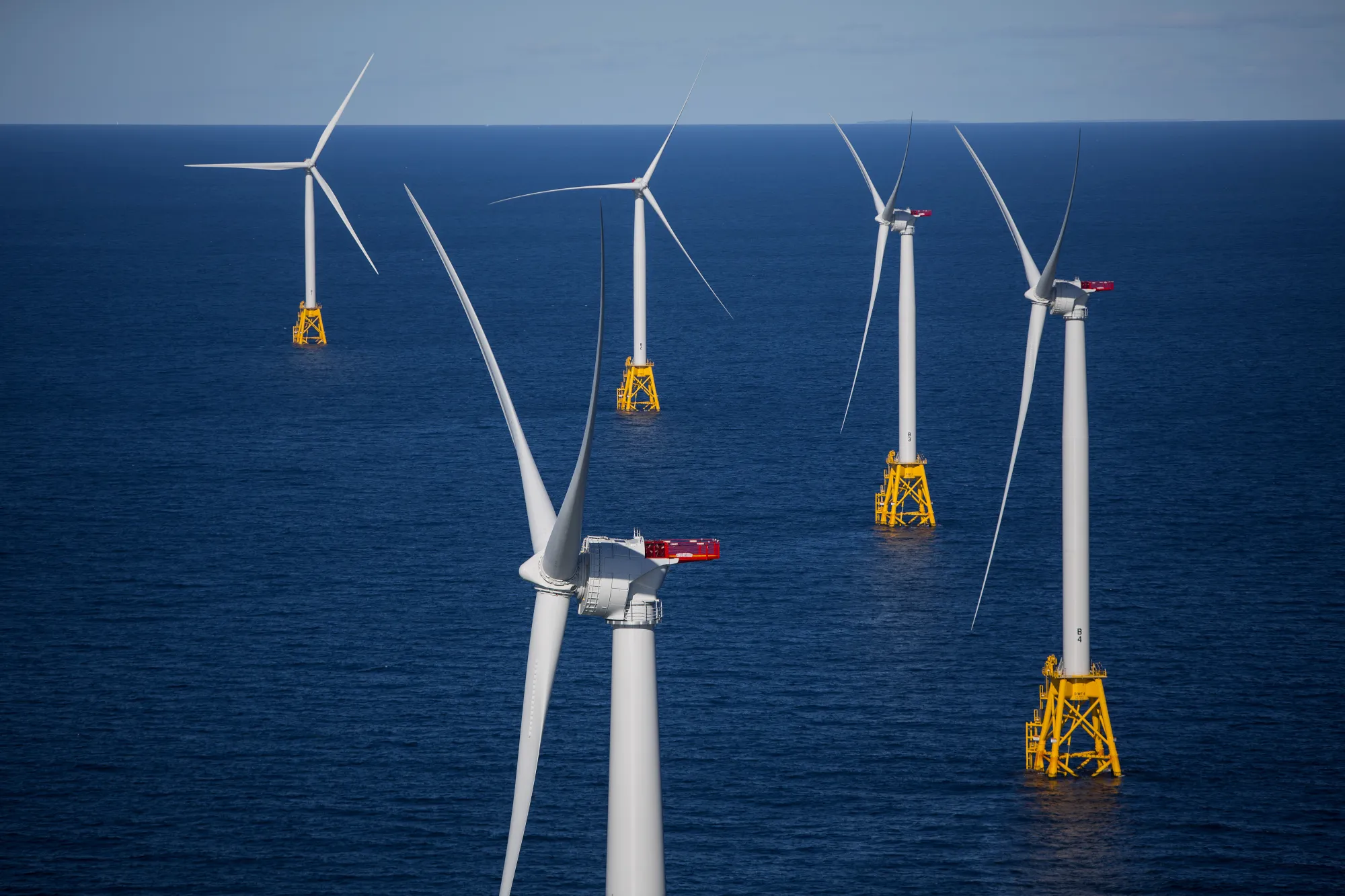 Views Of General Electric Co.'s First U.S. Offshore Wind Farm