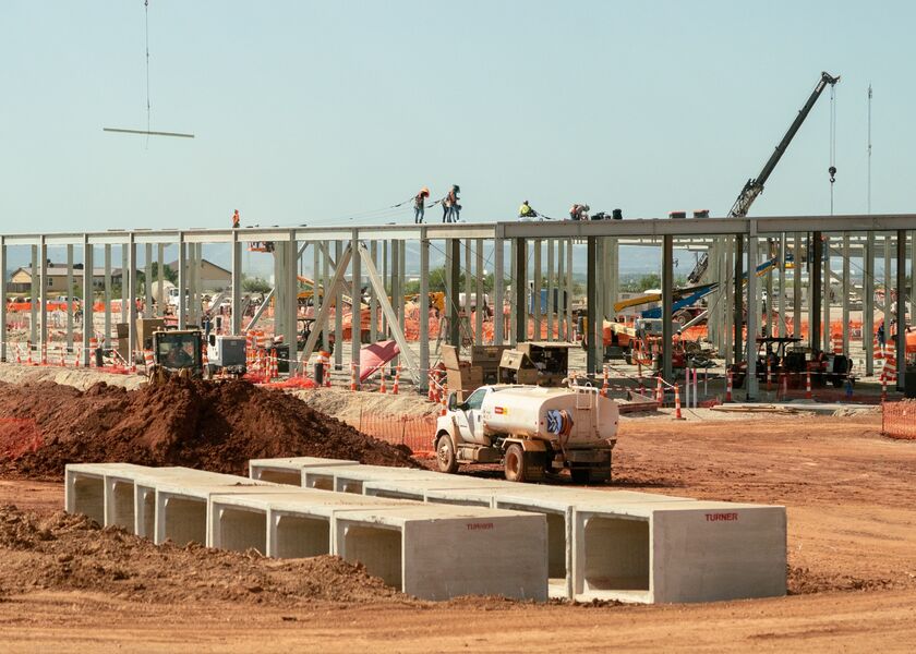 Construction At The First Stargate AI Data Center