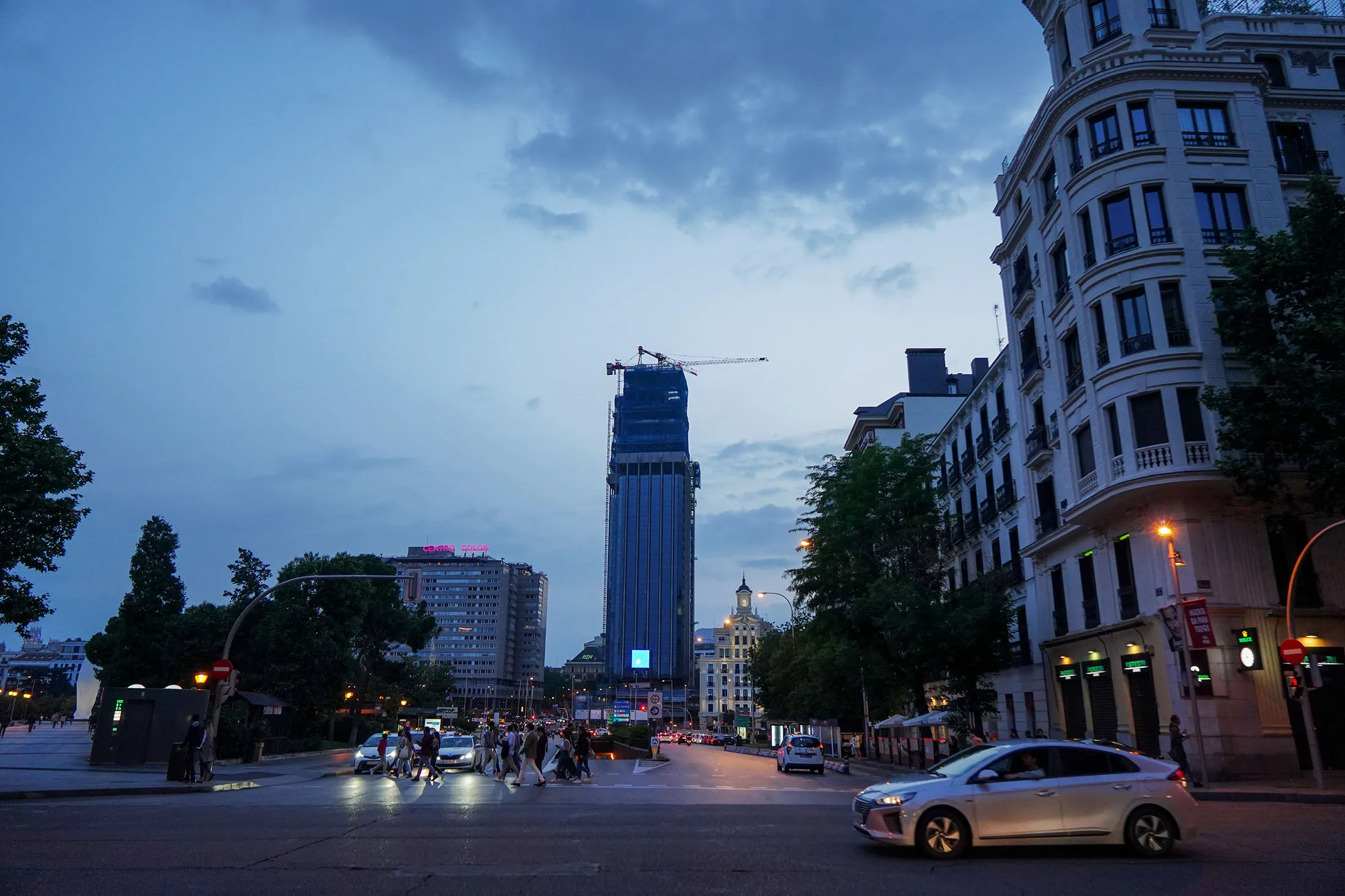 The Salamanca district of&nbsp;Madrid on May 27.
