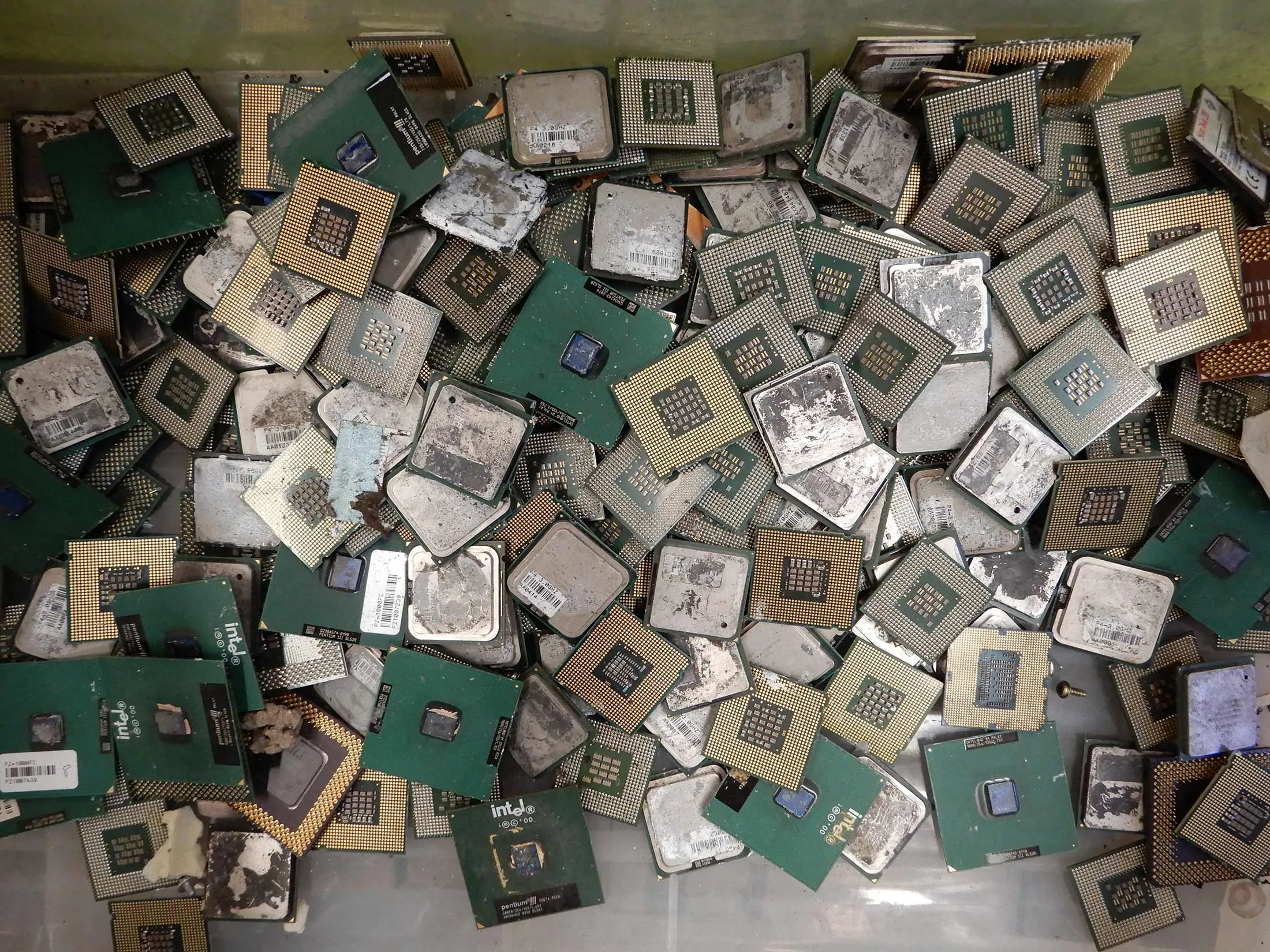 E-waste at a scrapyard in Lagos.
