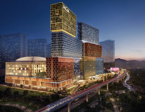 Artist illustration of MGM Cotai casino resort