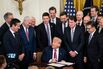 President Trump Holds Signing Ceremony For GENIUS Act At White House
