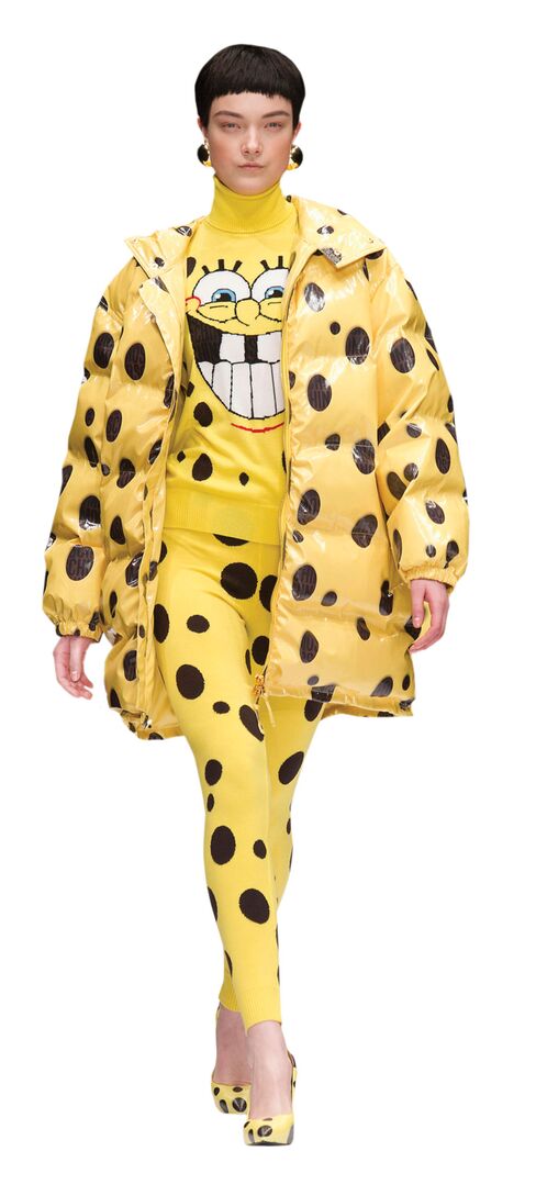 Last year the Italian label Moschino dedicated an entire runway show to SpongeBob, featuring $599 handbags and $962 leggings.