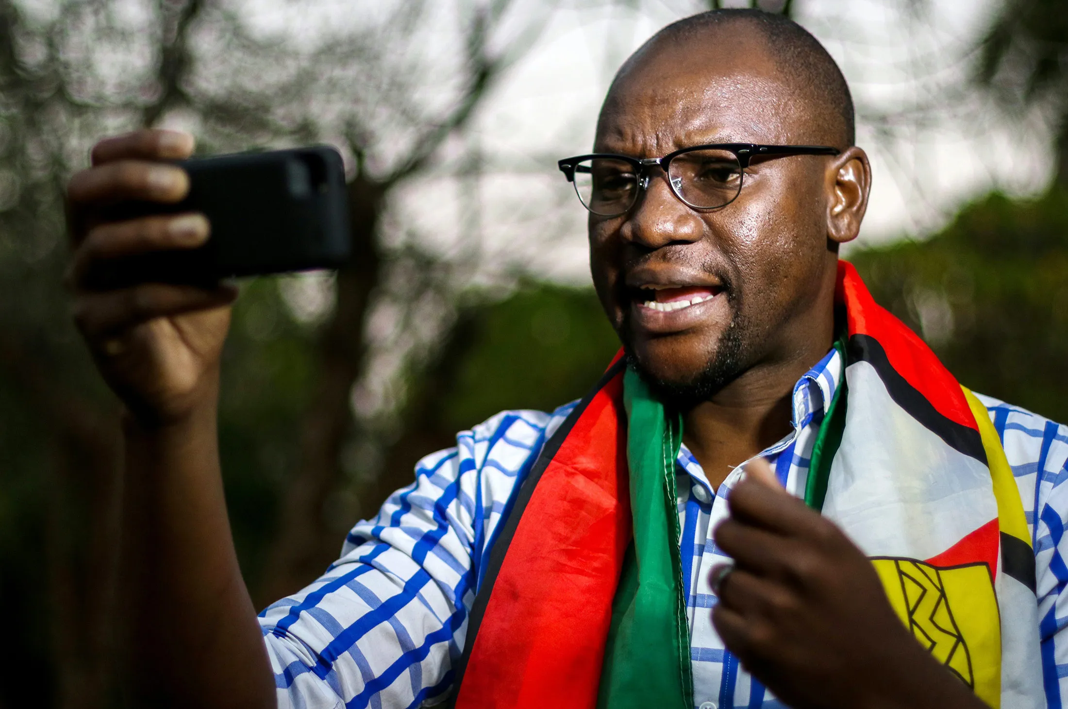 Cleric Evan Mawarire.
