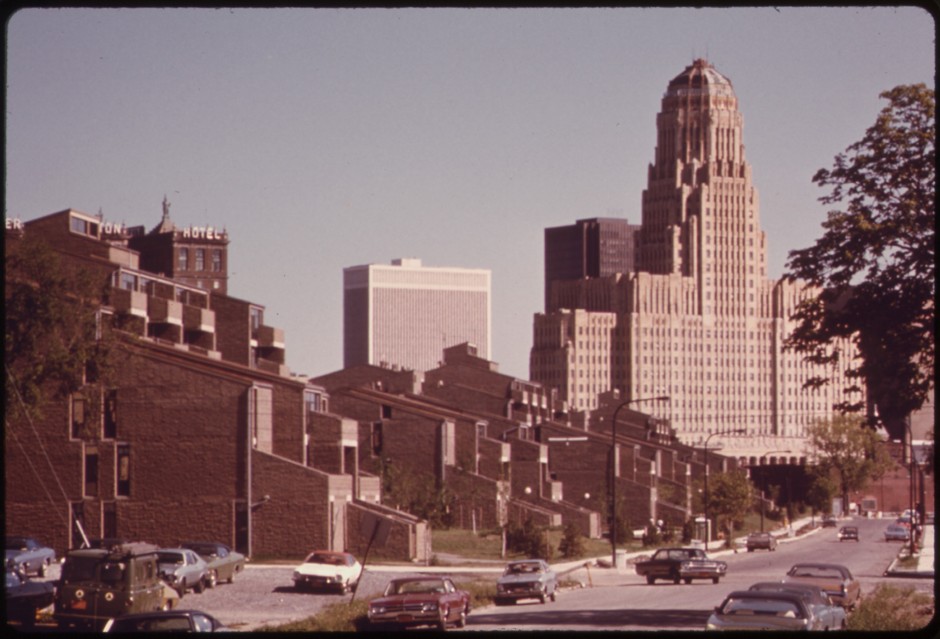 Buffalo's Shoreline apartments seen around the time it first opened 40 years ago.