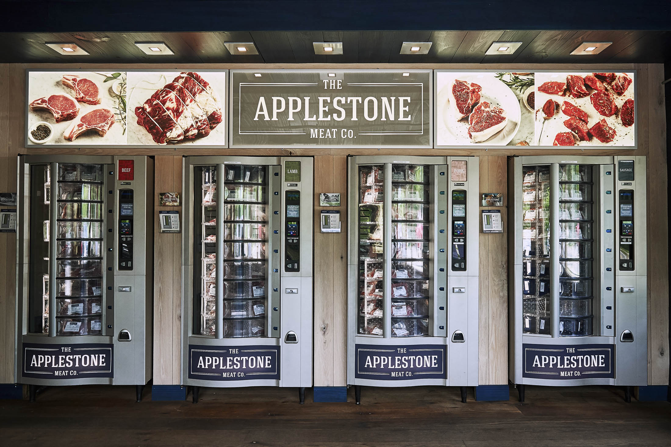 Applestone Meat’s&nbsp;24/7 vending machines in Stone Ridge, N.Y.