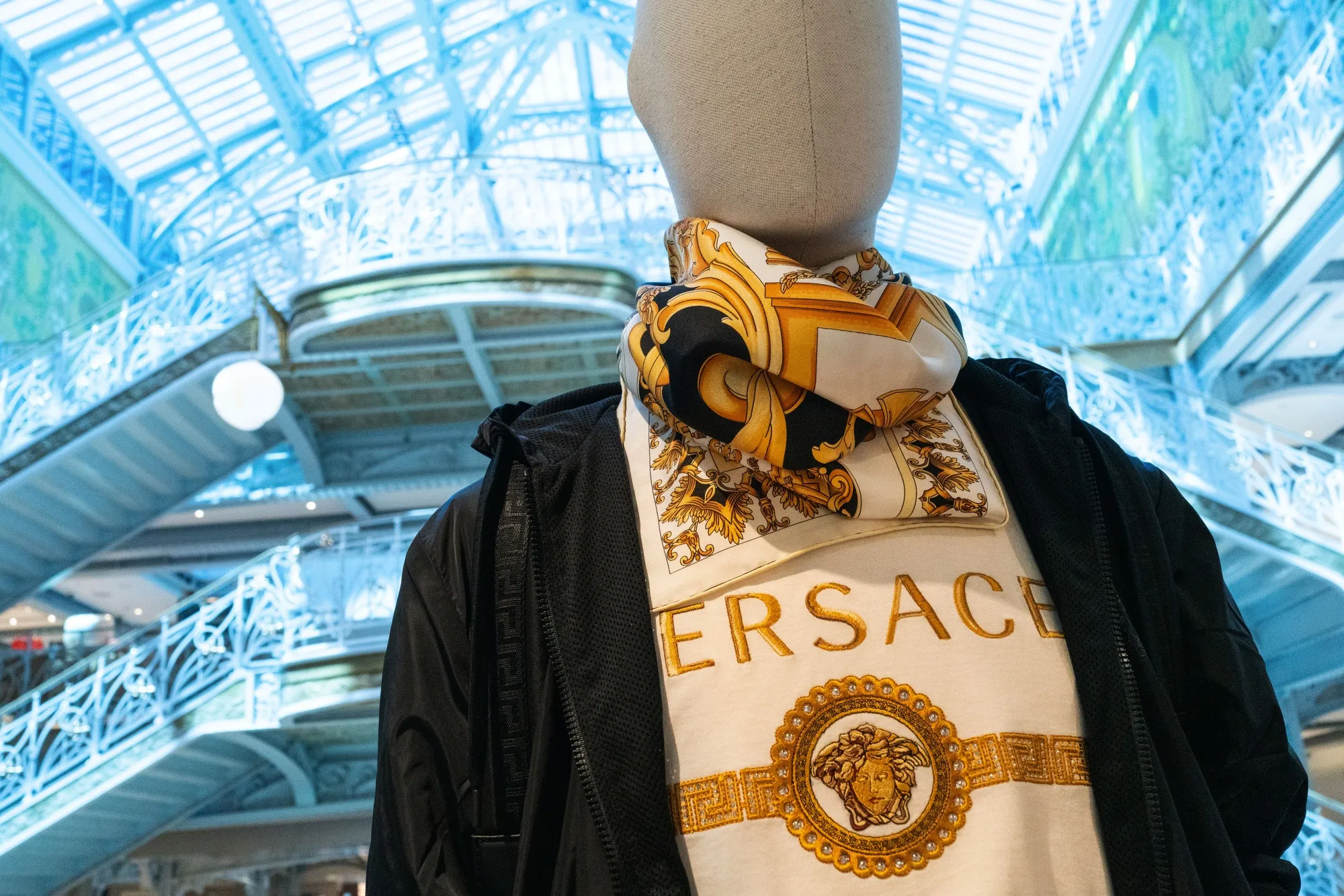 Versace garments in Paris.