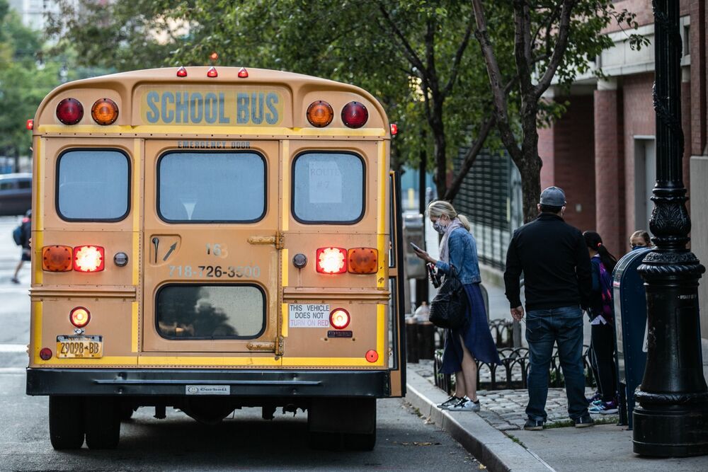 Pandemic Bus Driver Shortage Imperils Return To School Bloomberg