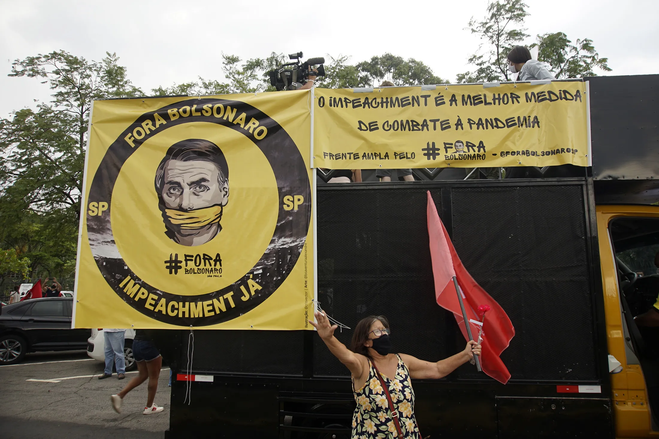 Anti-government protest in Brazil