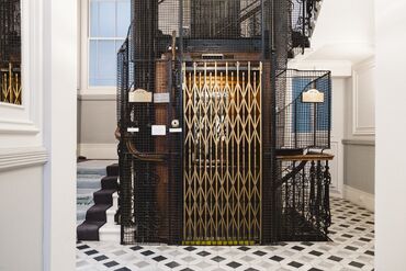 The lift at Palace Place Mansions is believed to be the oldest working lift in London in a residential building.