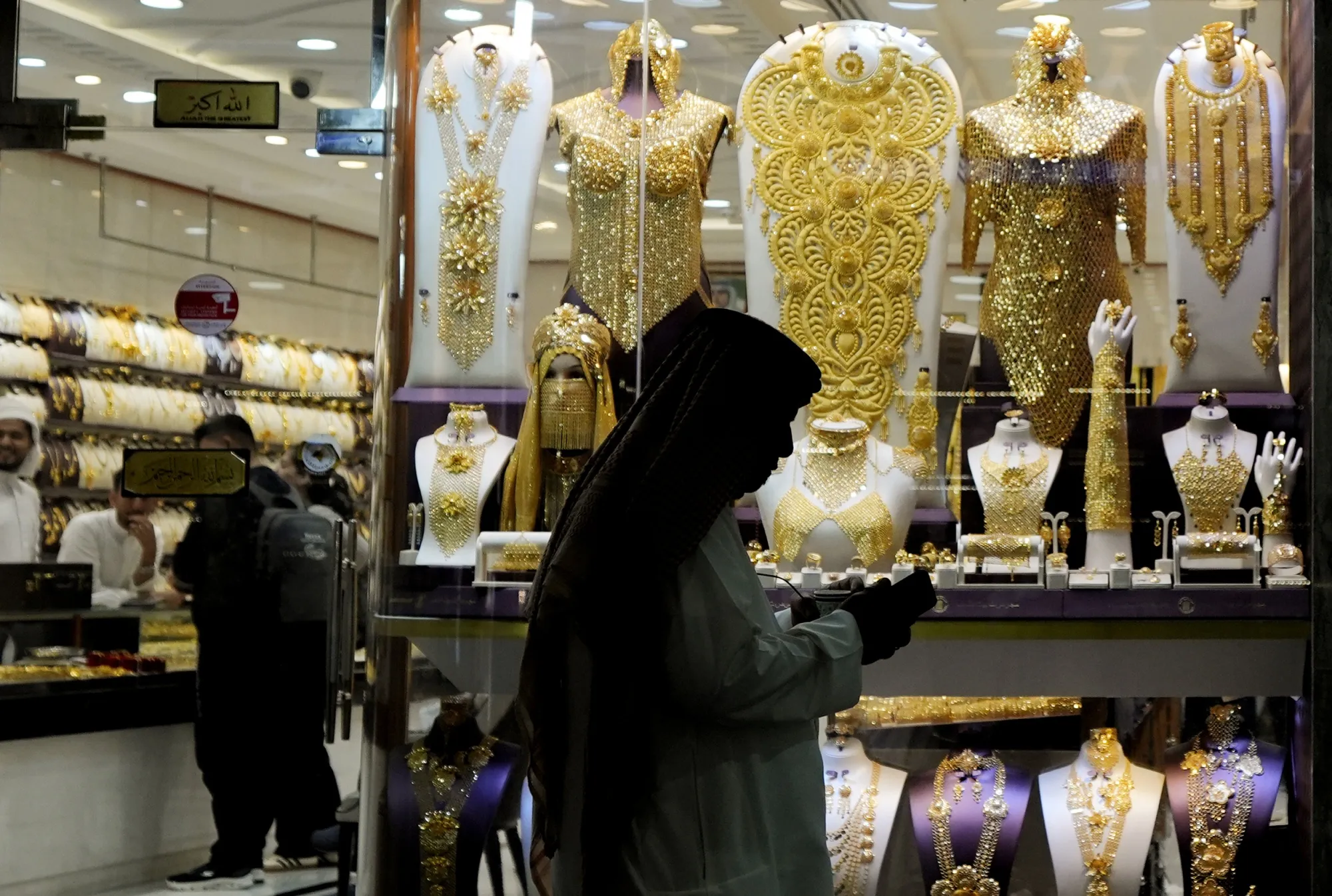 A store in the Dubai Gold Souk. The UAE imported about $99 billion of gold from Africa in 2025.