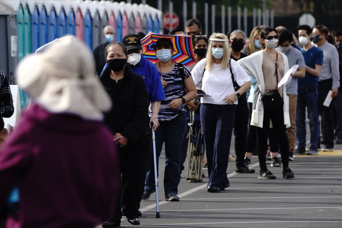 Disneyland’s Toy Story Parking Lot Opens for Mass Vaccinations Bloomberg