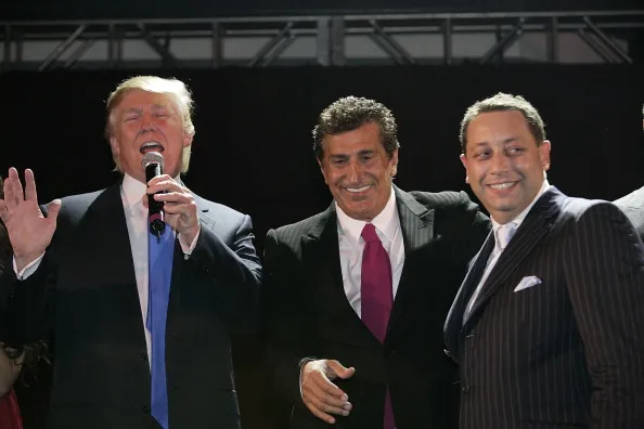 Trump, Arif and Sater at the Trump Soho launch party in 2007.

