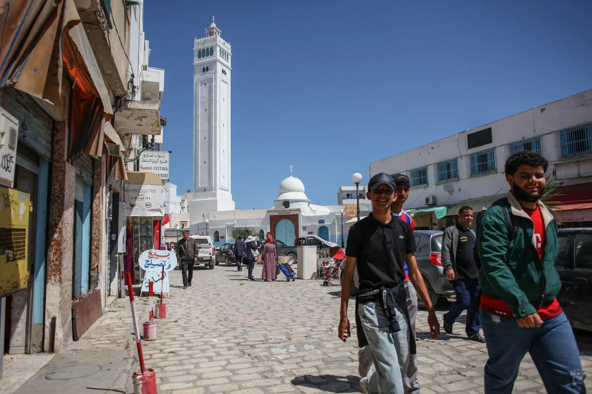 The Ariana district in Tunis, Tunisia.
