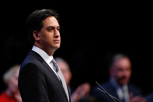 U.K. Opposition Labour Party Leader Ed Miliband