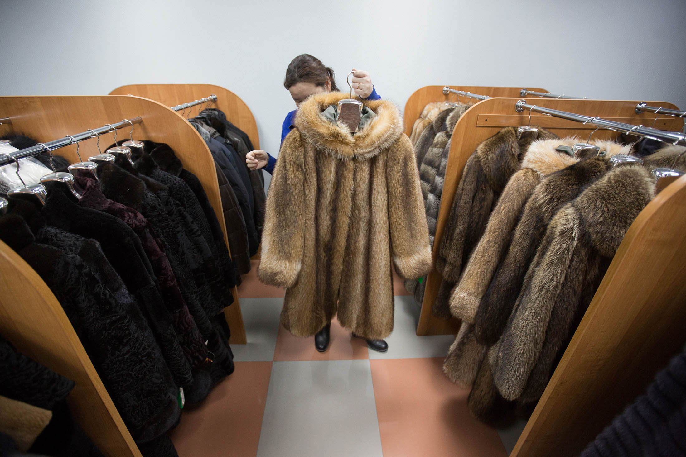Fur Coat Boutique Moscow Long Fur Coat