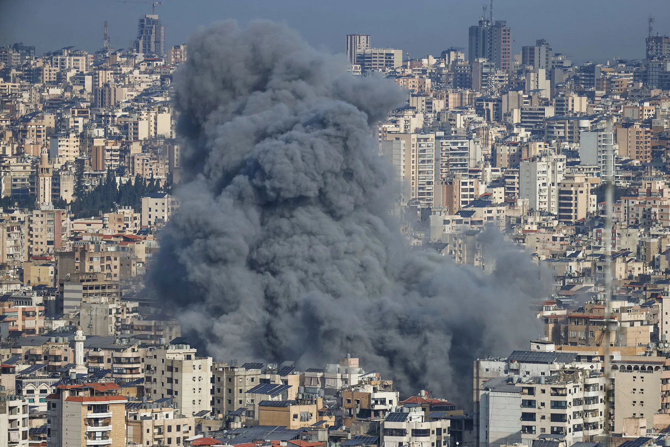 An Israeli airstrike in Beirut, Lebanon, on March 4.