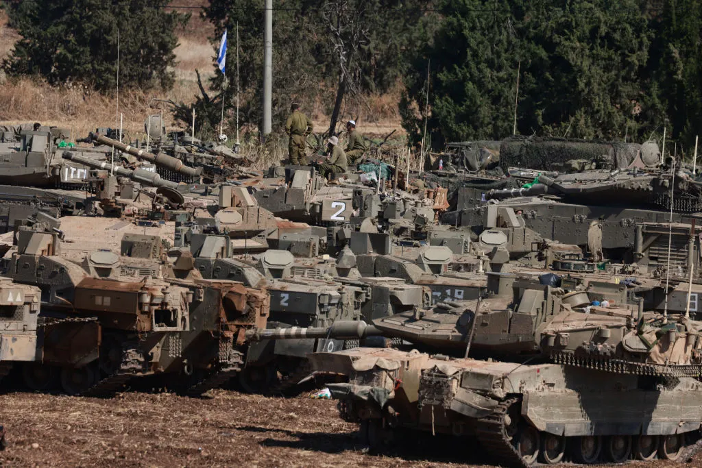 Israeli tanks ready to roll.&nbsp;