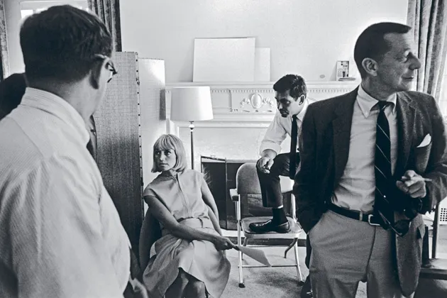 Mary Wells, the quintessential Mad Woman, with colleagues at the Jack Tinker and Partners agency in 1965