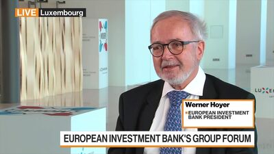 Watch EIB's Hoyer on Green Funding, Public Investment, Ukraine - Bloomberg