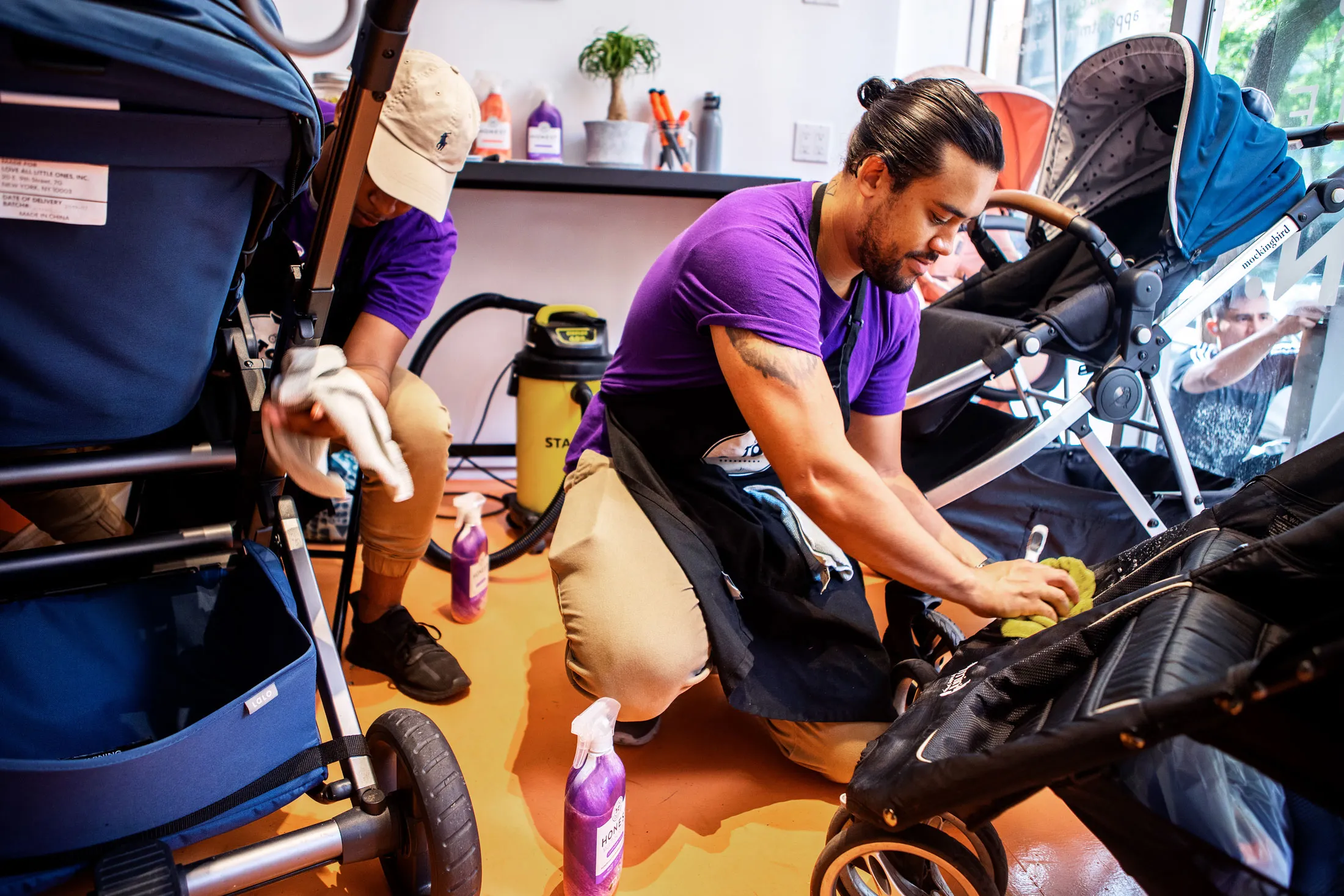 Nordstrom Local offers baby stroller cleaning services