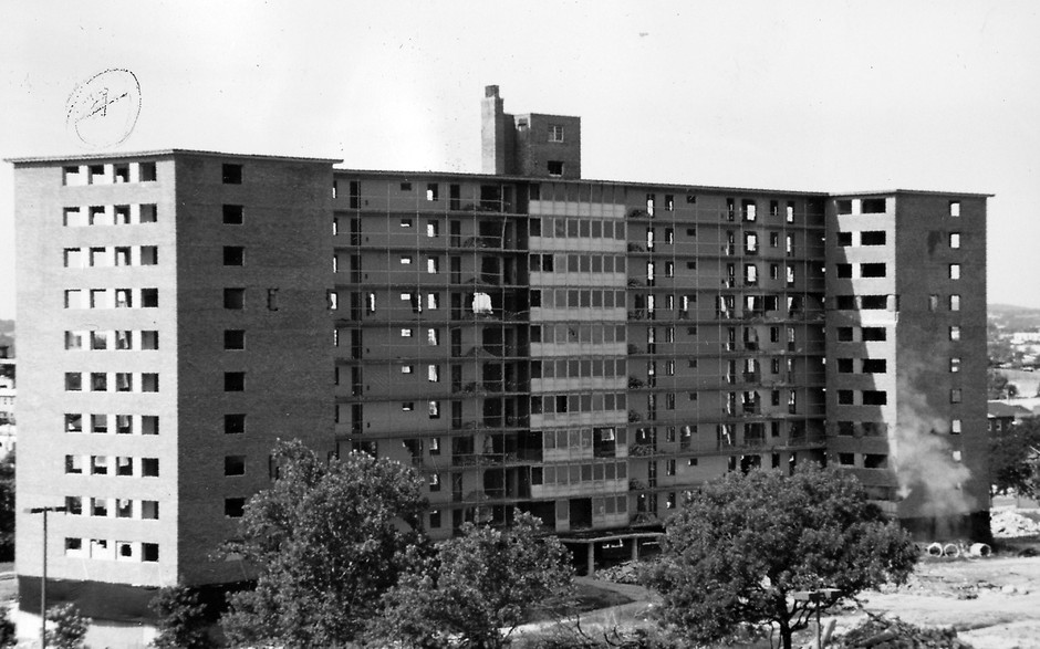 The demolition by implosion of Lafayette Courts in 1995 marked the end of the high-rise era in Baltimore public housing.